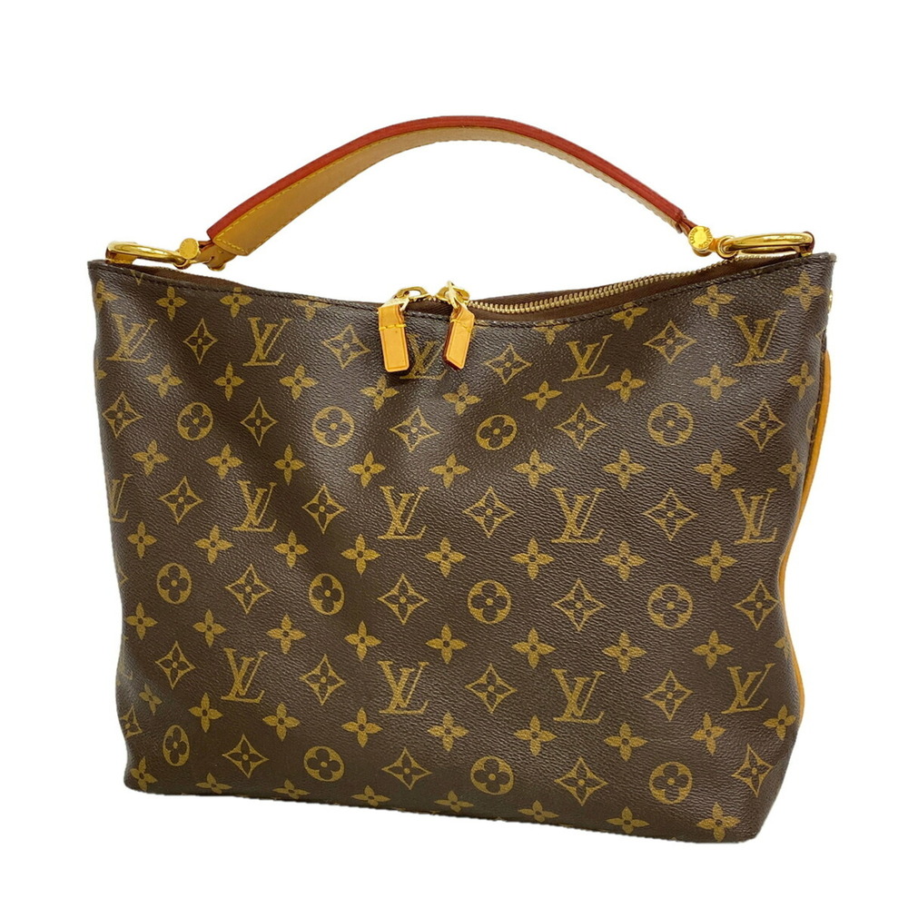 LOUIS VUITTON Authentic Brown Monogram Tote Bag